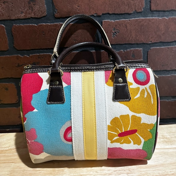 Victoria's Secret Handbags - Victoria's Secret Y2K Colorful Floral Satchel